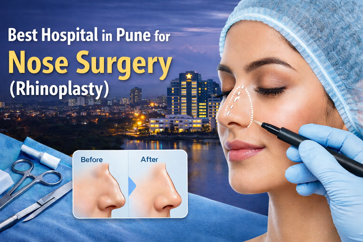 Best Hospital in pune for Nose Surgery (Rhinoplasty)